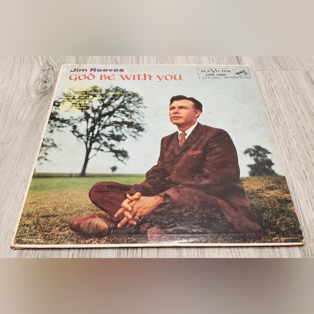 BOGO Jim Reeves 'God Be With You' Vinyl Record